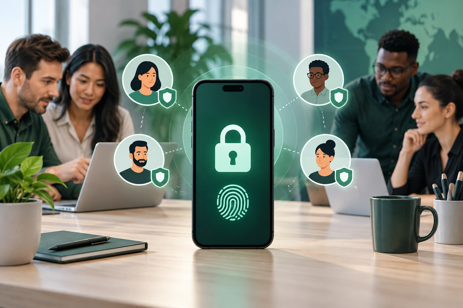 Illustration for How to Lock WhatsApp Business: App Lock, Fingerprint & Team Security Guide